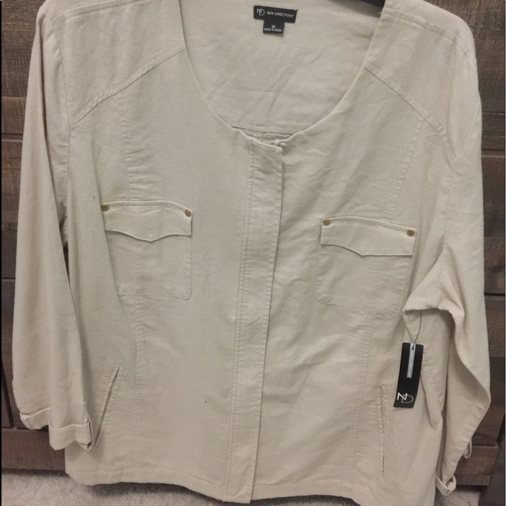 New Directions Lightweight Lien Style Jacket XL